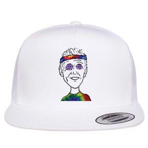 Rip Bill Walton For Bill Walton Fan Basketball Fan Walton Tribute Flat Bill Trucker Hat