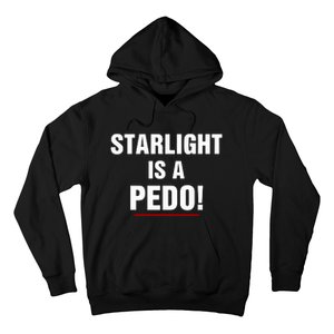 Rob Benedict Wearing Starlight Is A Pedo Hoodie