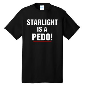 Rob Benedict Wearing Starlight Is A Pedo Tall T-Shirt