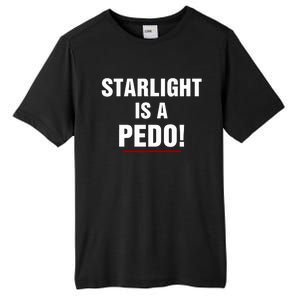 Rob Benedict Wearing Starlight Is A Pedo Tall Fusion ChromaSoft Performance T-Shirt