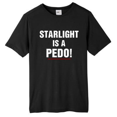 Rob Benedict Wearing Starlight Is A Pedo Tall Fusion ChromaSoft Performance T-Shirt