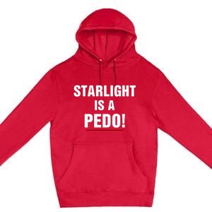 Rob Benedict Wearing Starlight Is A Pedo Premium Pullover Hoodie