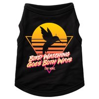 Retro Bird Watching Goes Both Ways Doggie Tank