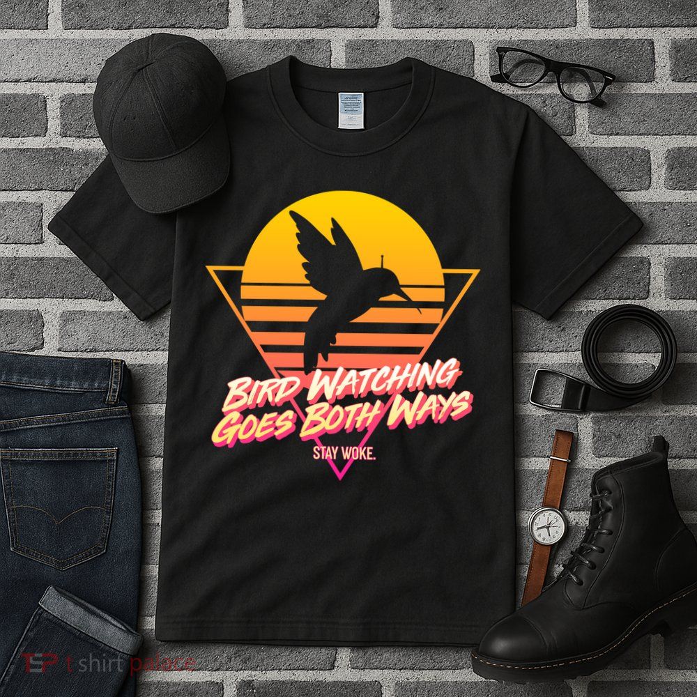 Retro Bird Watching Goes Both Ways Tall T-Shirt
