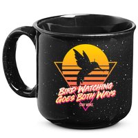 Retro Bird Watching Goes Both Ways 15oz Campfire Ceramic Mug
