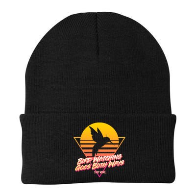 Retro Bird Watching Goes Both Ways Beanie