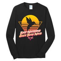 Retro Bird Watching Goes Both Ways Tall Long Sleeve T-Shirt