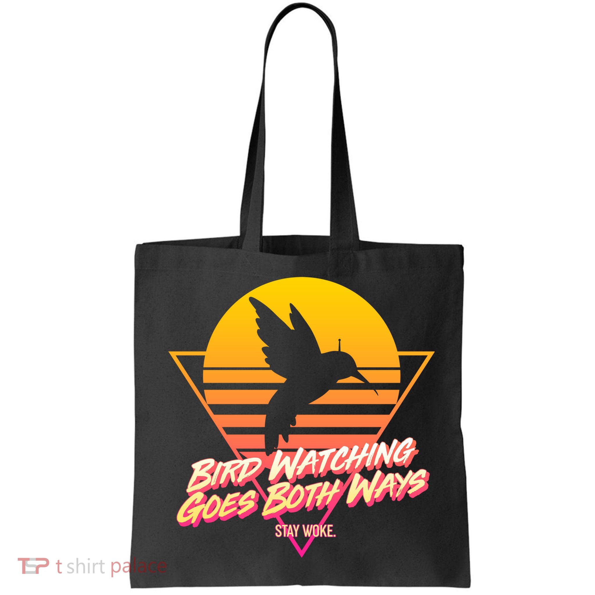 Retro Bird Watching Goes Both Ways Bag