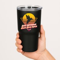Retro Bird Watching Goes Both Ways Tumbler