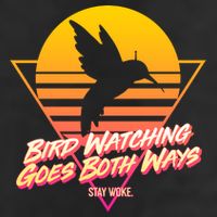 Retro Bird Watching Goes Both Ways 25L Jumbo Tote