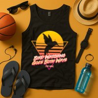 Retro Bird Watching Goes Both Ways Tank Top