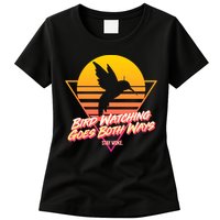 Retro Bird Watching Goes Both Ways Womens T-Shirt