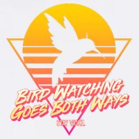 Retro Bird Watching Goes Both Ways Garment-Dyed Sweatshirt