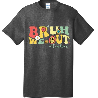 Retro Bruh We Out Teachers Students Summer Break T-Shirt