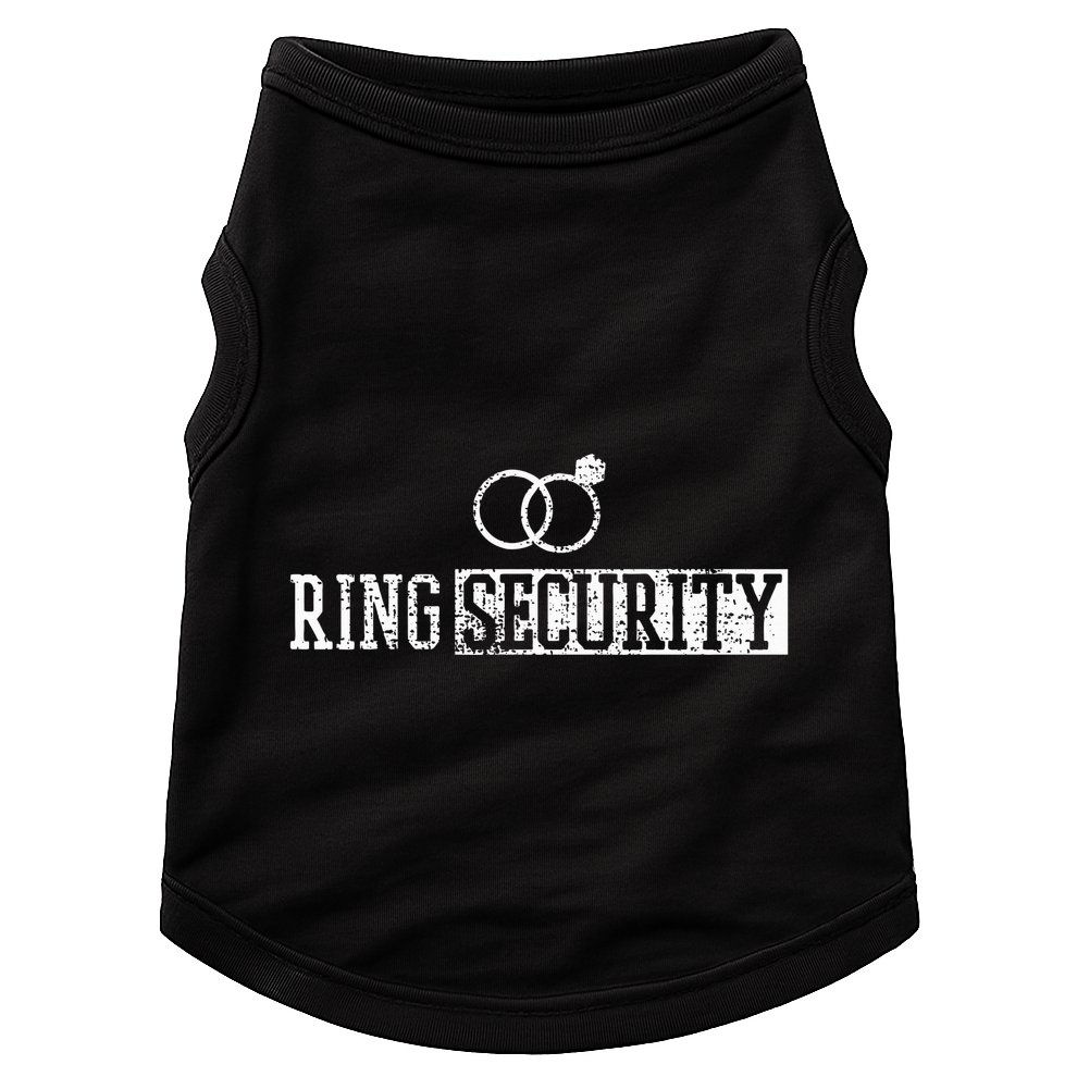 Ring Bearer Wedding Party Cute Doggie Tank