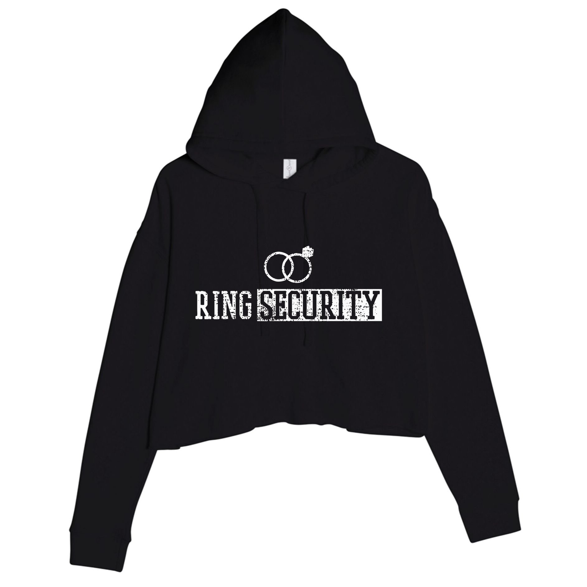 Ring Bearer Wedding Party Cute Crop Fleece Hoodie