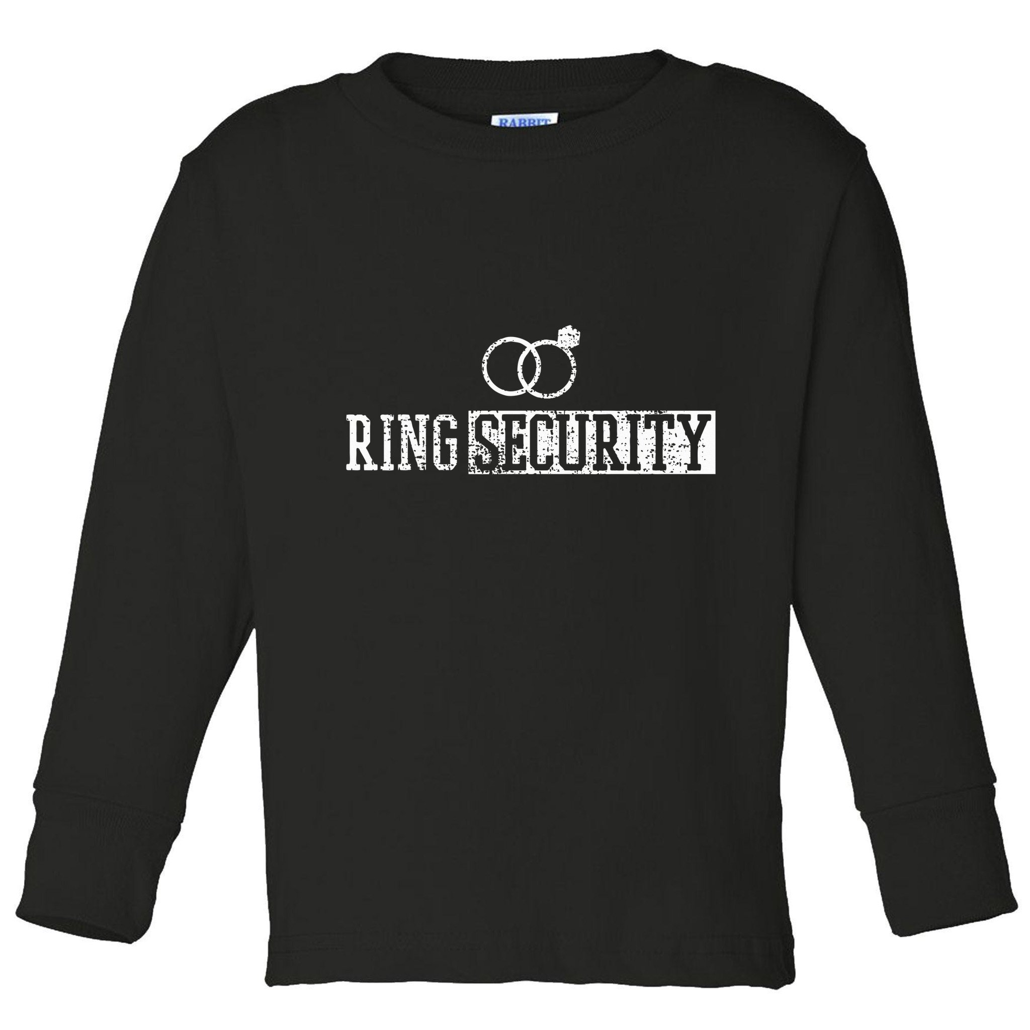 Ring Bearer Wedding Party Cute Toddler Long Sleeve Shirt