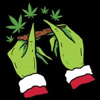 Rolling Blunt Weed Funny Christmas Xmas Holiday Trending Cooling Performance Crew T-Shirt
