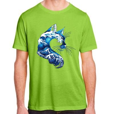 Retro Blue Wave Of Cat Ladies Blue Cats Wave For Kamala Adult ChromaSoft Performance T-Shirt