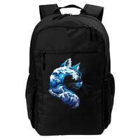 Retro Blue Wave Of Cat Ladies Blue Cats Wave For Kamala Daily Commute Backpack