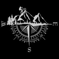 Retro Bicycle With Compass And Mountains Cycling Gift Mesh Reversible Basketball Jersey Tank