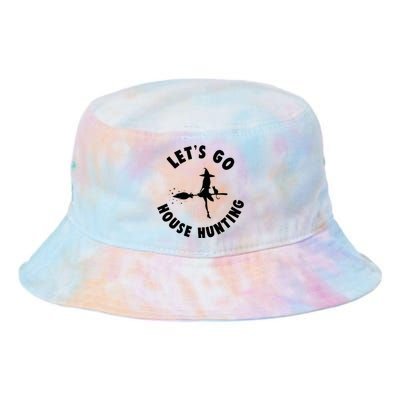 Realtor Beautiful Witch Halloween Lets Go House Hunting Tie Dye Newport Bucket Hat