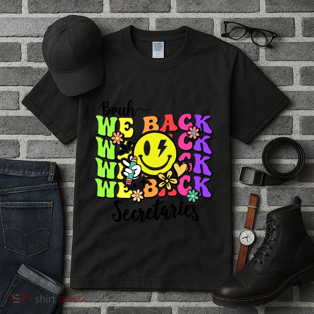 Retro Bruh We Back Secretary School Secretary Back To School Tall T-Shirt
