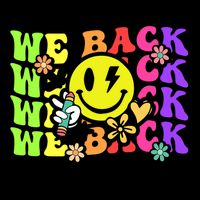 Retro Bruh We Back Secretary School Secretary Back To School Drawstring Bag