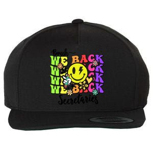 Retro Bruh We Back Secretary School Secretary Back To School Wool Snapback Cap