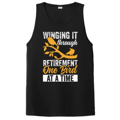 Retiret Bird Watching Birder Birding Gift PosiCharge Competitor Tank