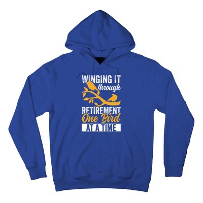 Retiret Bird Watching Birder Birding Gift Hoodie