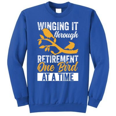 Retiret Bird Watching Birder Birding Gift Sweatshirt