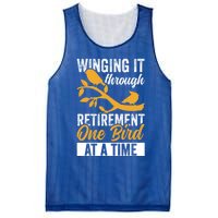 Retiret Bird Watching Birder Birding Gift Mesh Reversible Basketball Jersey Tank