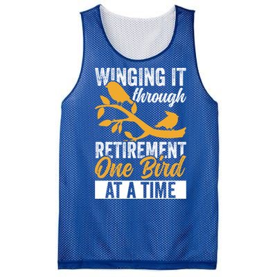 Retiret Bird Watching Birder Birding Gift Mesh Reversible Basketball Jersey Tank