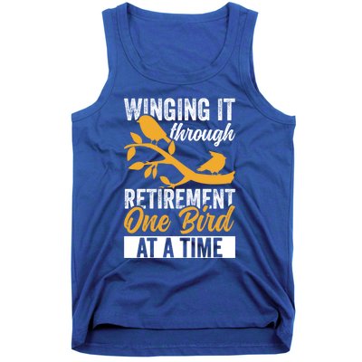 Retiret Bird Watching Birder Birding Gift Tank Top