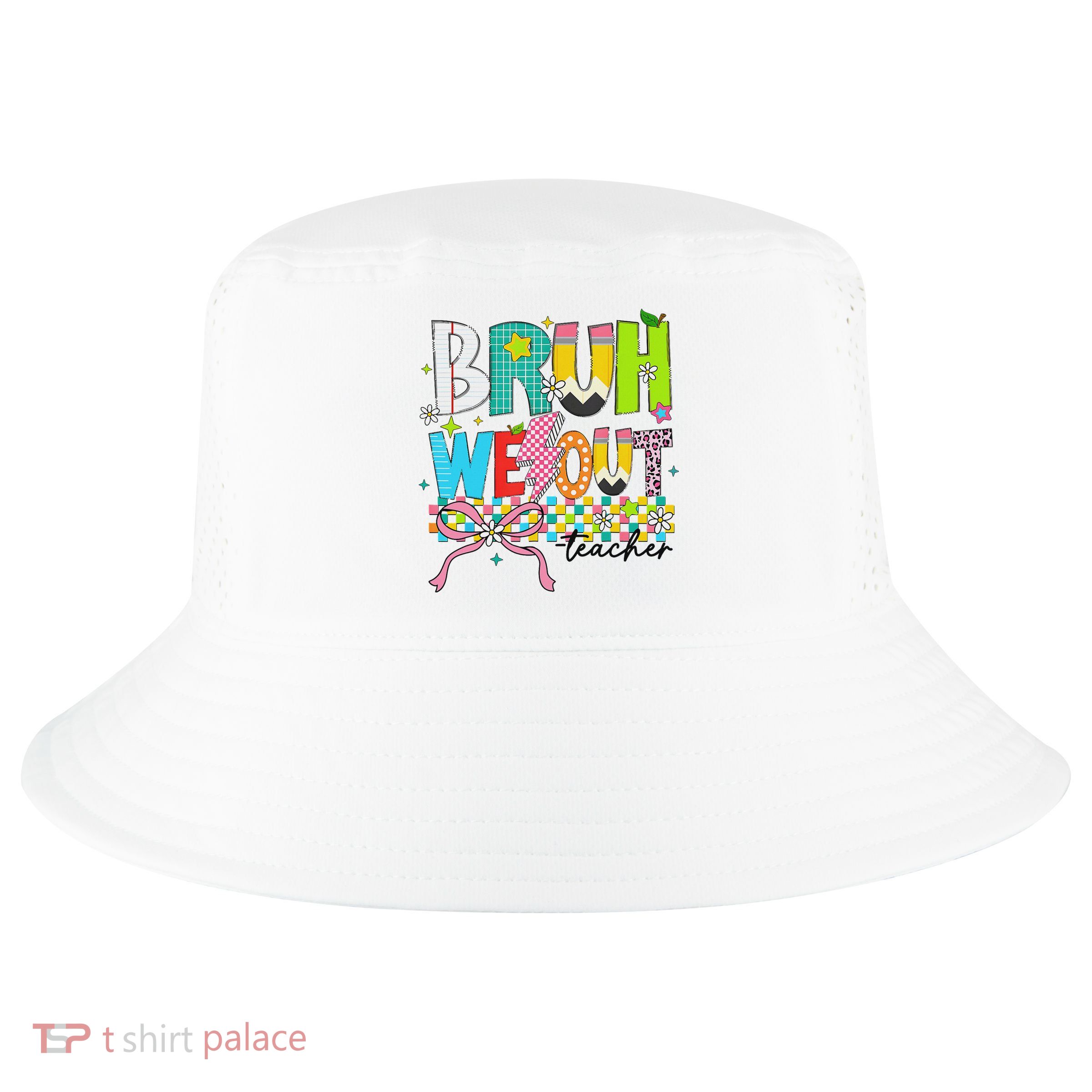 Retro Bruh We Out Teachers Happy Last Day Of School Funny Cool Comfort Performance Bucket Hat