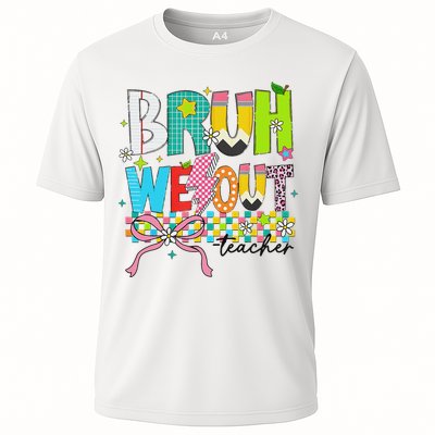 Retro Bruh We Out Teachers Happy Last Day Of School Funny Performance Shirt
