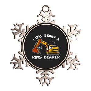 Ring Bearer Wedding Reception Groom Tractor Gift Metallic Star Ornament