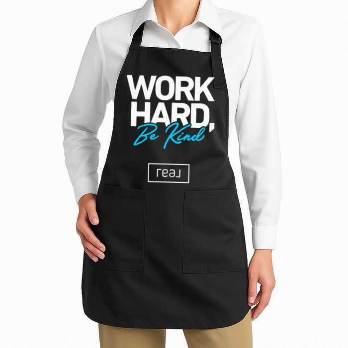 Real Broker Work Hard Be Kind Core Value Apron