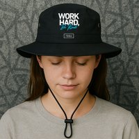 Real Broker Work Hard Be Kind Core Value Bucket Hat