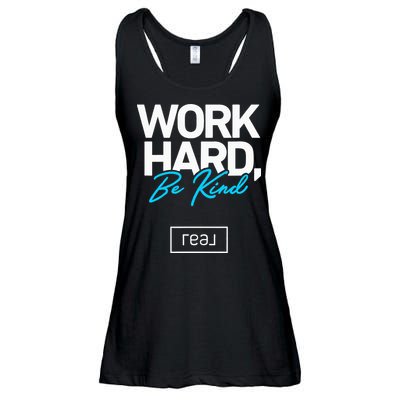Real Broker Work Hard Be Kind Core Value Ladies Essential Flowy Tank