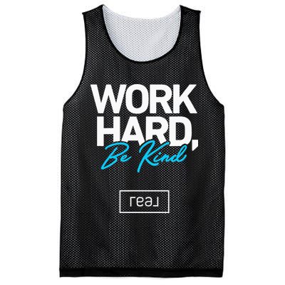 Real Broker Work Hard Be Kind Core Value Mesh Reversible Basketball Jersey Tank