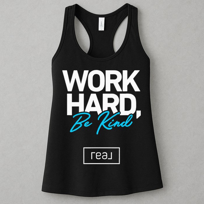 Real Broker Work Hard Be Kind Core Value Womens Tank Top
