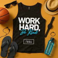 Real Broker Work Hard Be Kind Core Value Tank Top