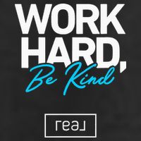 Real Broker Work Hard Be Kind Core Value Golf Towel