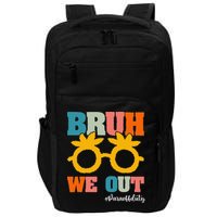 Retro Bruh We Out Para Off Duty Last Day Of School Impact Tech Backpack