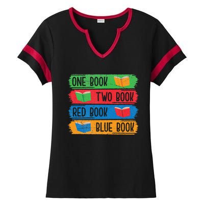 Reading Book Worm Bibliophiles Nerds Librarians Ladies Halftime Notch Neck Tee