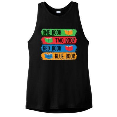 Reading Book Worm Bibliophiles Nerds Librarians Ladies PosiCharge Tri-Blend Wicking Tank