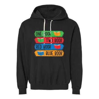 Reading Book Worm Bibliophiles Nerds Librarians Garment-Dyed Fleece Hoodie