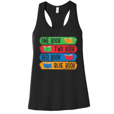 Reading Book Worm Bibliophiles Nerds Librarians Women's Racerback Tank